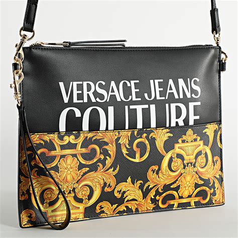 pochette nera versace jeans|versace jeans for women.